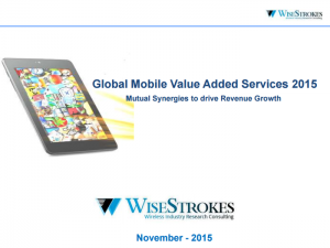 Global Mobile Value Added Services 2015 – Mutual Synergies to drive Revenue Growth